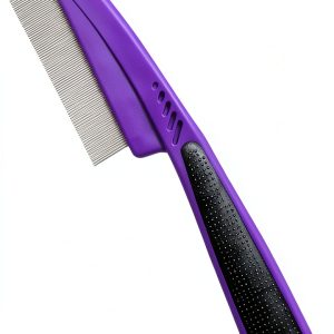 Pet Flea Comb Stainless Steel Teeth Grooming Tool for Pets-0