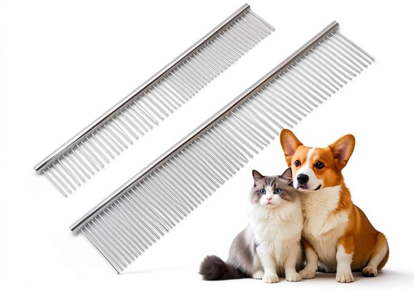 KYHSC Pet Comb 2-in-1 Massage Design for Cats Dogs-1