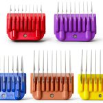 BSDLIET Pet Grooming Guide Combs Stainless Steel 5 Colors-0