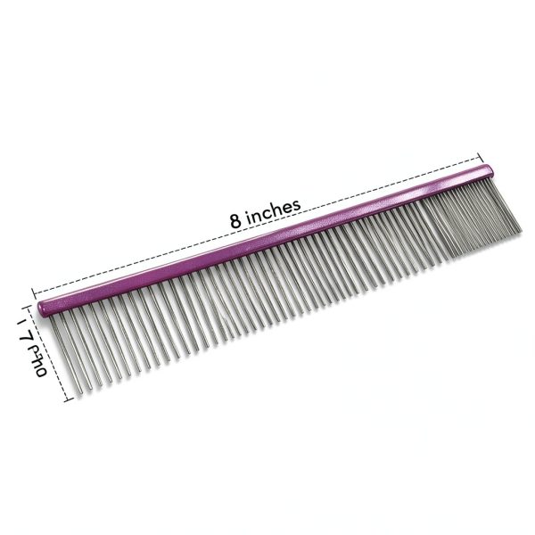 Alysisa Pet Comb Dematting Tool for Dogs Cats Grooming-3