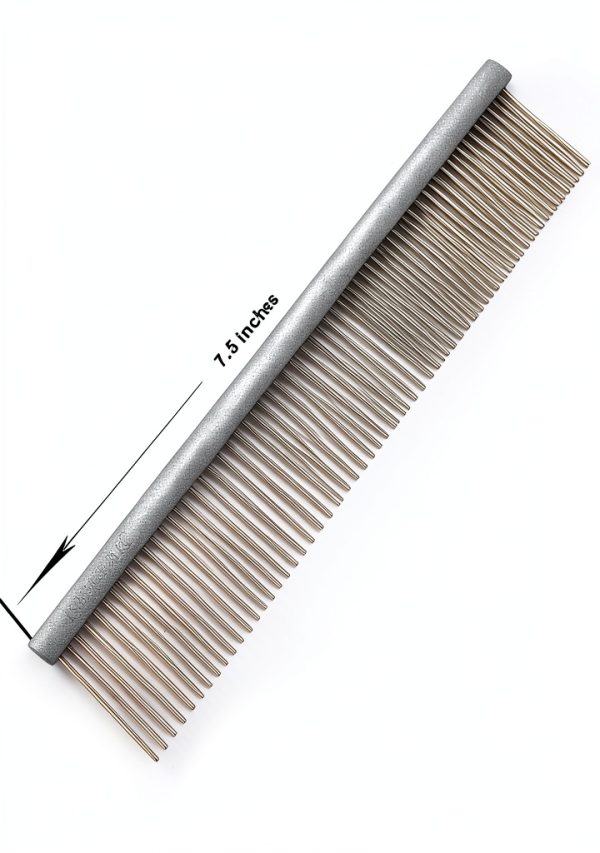 Dog Grooming Comb KYHSC Metal Long Tooth Non Slip-2