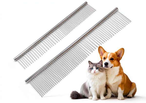 KYHSC Pet Comb 2-in-1 Massage Design for Cats Dogs-0
