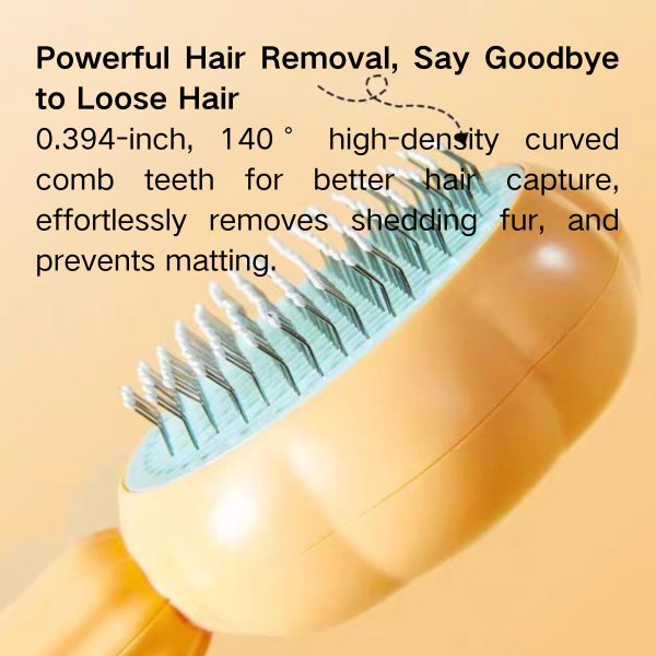 Copfeu Pet Comb Stainless Steel Massage Brush-4