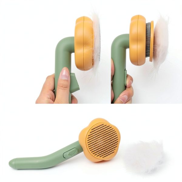 Alysisa Pet Comb Deshedding Tool for Dogs Cats Grooming-2