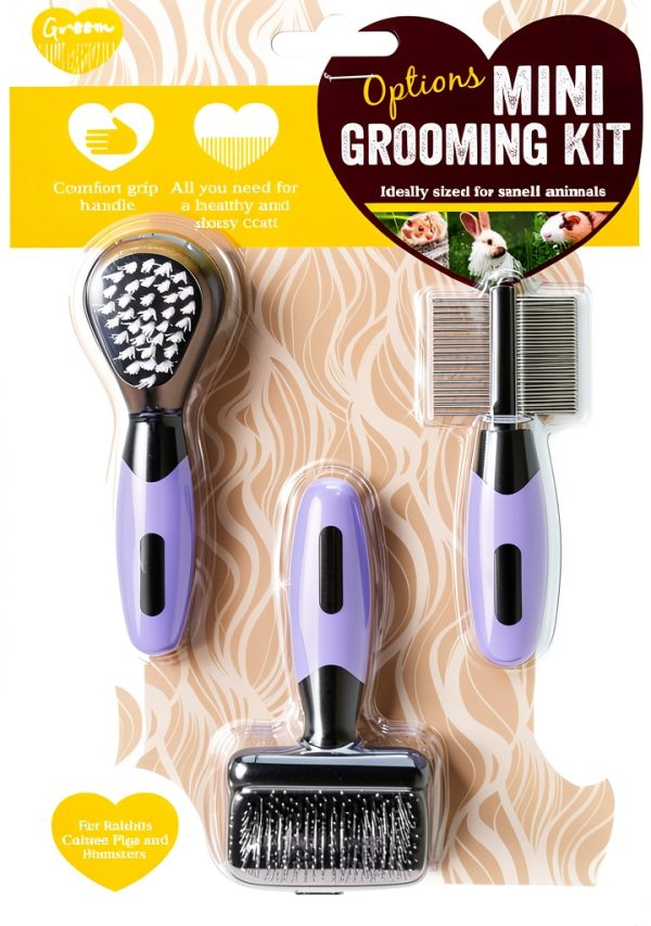 Rosewood Small Pet Comb Removes Knots Dead Hair Grooming-0