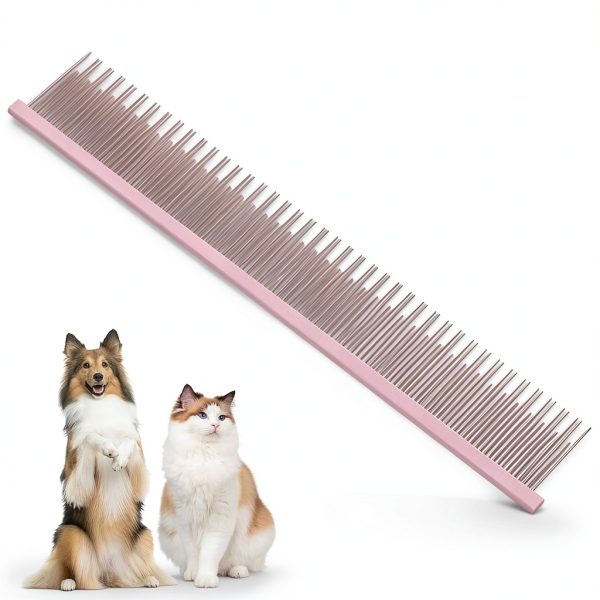 Alysisa Pet Comb Dematting Tool for Dogs Cats Grooming-0