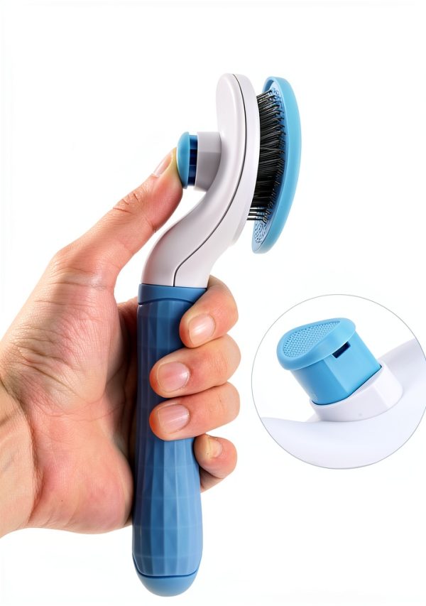 Pet Grooming Comb Stainless Steel Massage Function Portable-1