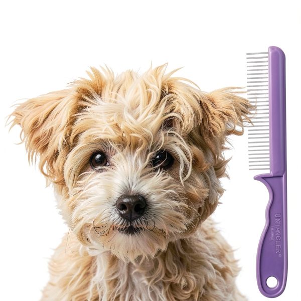 Steven Plastics Pet Comb Stainless Steel Fine Teeth French-5