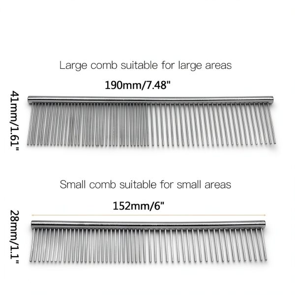 KYHSC Pet Comb 2-in-1 Massage Design for Cats Dogs-3