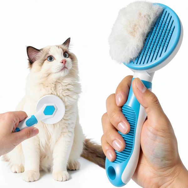 16 Pet Grooming Kit Cat Brush Nail Trimmer Massage Tools-2