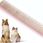 Pet Grooming Comb KYHSC Aluminum Handle Model121-0