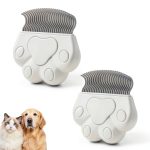Alysisa Pet Grooming Comb Removes Tangles Loose Hair-0