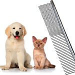 KYHSC Stainless Steel Dog Comb Grooming Tool Long Hair Pets-0