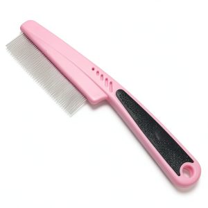 Pet Flea Comb Stainless Steel Teeth Grooming Tool for Pets-0