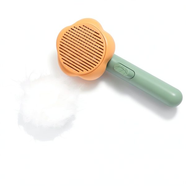 Alysisa Pet Flea Comb Gentle Massage Deshedding Tool-2