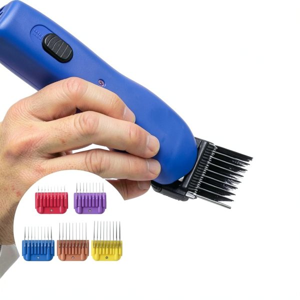 BSDLIET Pet Grooming Guide Combs Stainless Steel 5 Colors-2