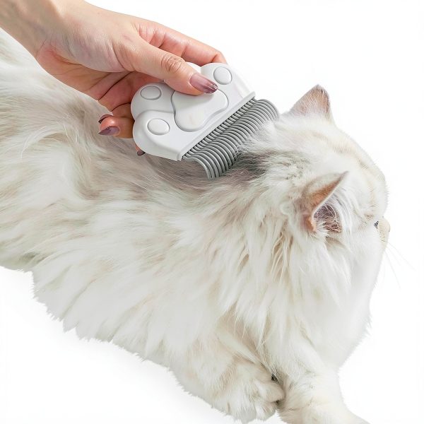 Alysisa Pet Grooming Comb Removes Tangles Loose Hair-1