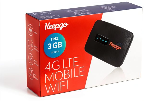 Keepgo Mobile Hotspot 4G LTE Pocket WiFi Black-0