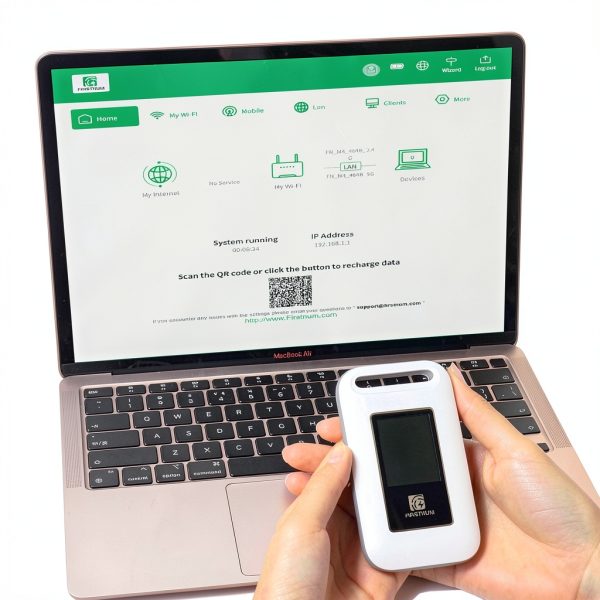 Firstnum M4 Portable WiFi Hotspot 3000mAh Battery Travel Router No SIM-3