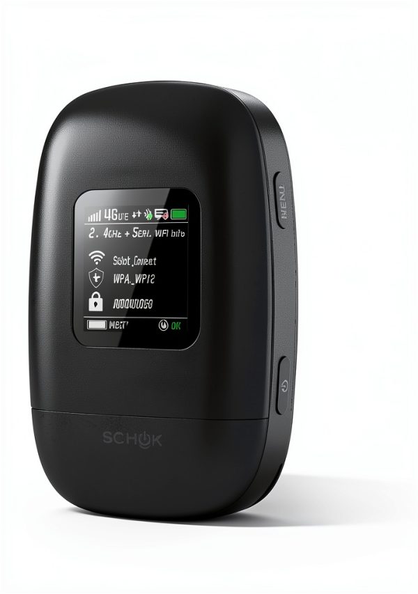 SCHOK 4G LTE Cat 12 Mobile Hotspot with 4000mAh Battery and Dual‑Band-1