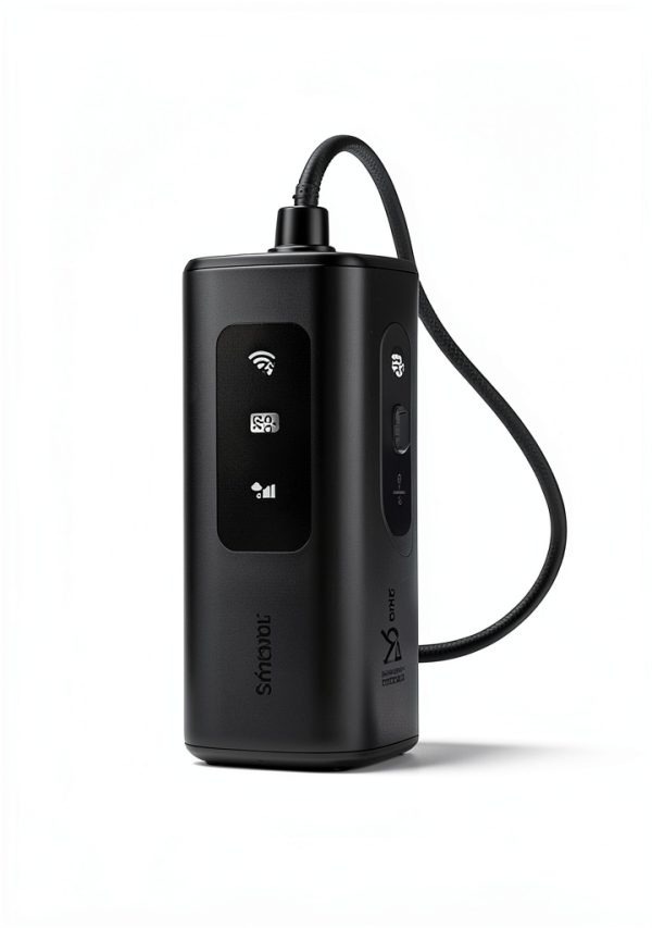 Baseus GX11 Mifi Hotspot & Power Bank 2-in-1 Black 20000mAh WiFi-8