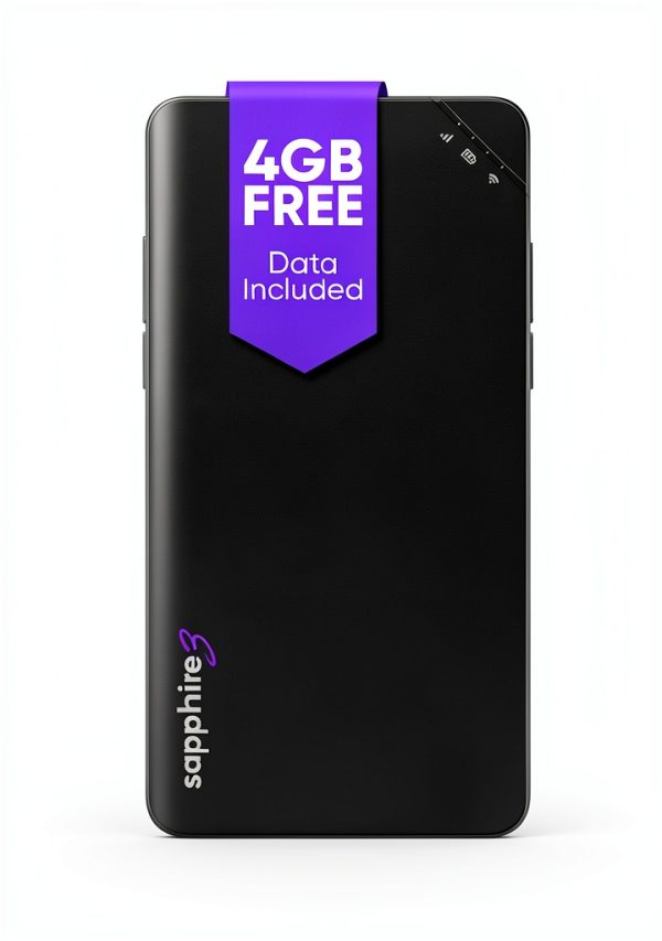 TravelWifi Sapphire 3 Global 4G LTE Pocket WiFi 4GB Data 18h Battery-0