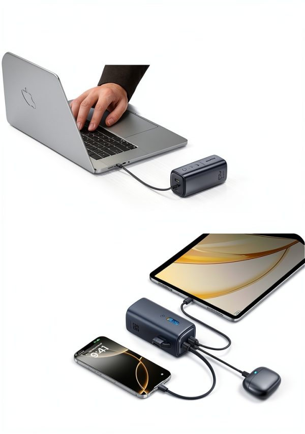 Baseus GX11 Mifi Hotspot & Power Bank 2-in-1 Black 20000mAh WiFi-6