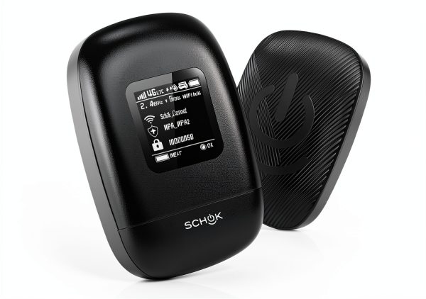 SCHOK 4G LTE Cat 12 Mobile Hotspot with 4000mAh Battery and Dual‑Band-0