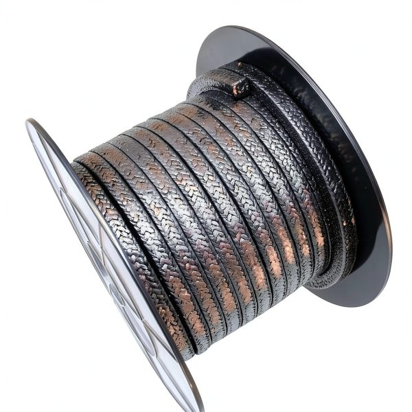 Graphite Braided Packing Rope Generic 3×3×1000mm Temp WireRod Seal-7
