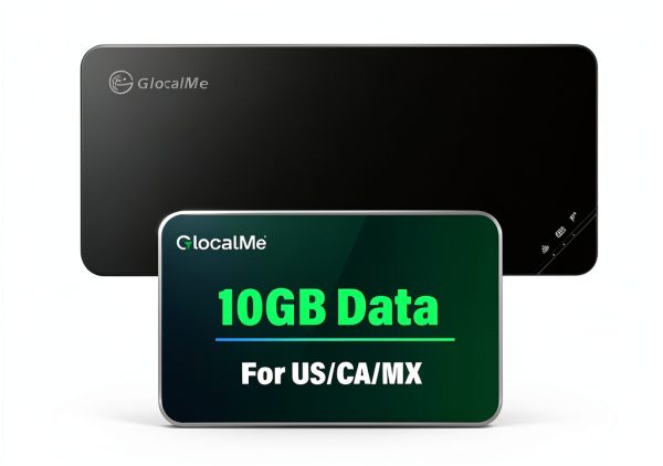 GlocalMe U3 4G LTE Mobile Hotspot with 10GB Data WiFi for Travel-0