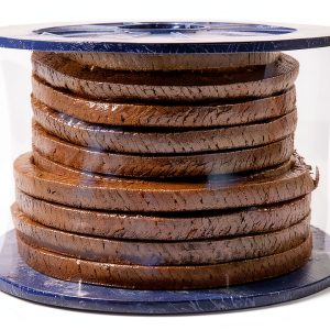 Graphite Compression Packing Rope Seal Packing Class A Metal Wire Reinforced, Wear-resistant, For Pump Gland Or Valve Stem Or Mechanical Seal(Size:6mm×6mm（0.23×0.23in）,Color:Length: 9.8 Feet（3m）)-0