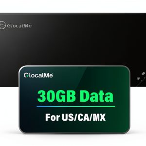 GlocalMe U3 4G LTE Mobile Hotspot Pocket WiFi with 30GB Data-0
