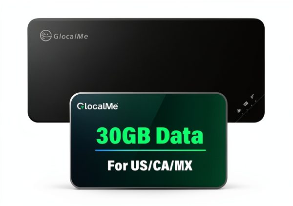 GlocalMe U3 4G LTE Mobile Hotspot Pocket WiFi with 30GB Data-0