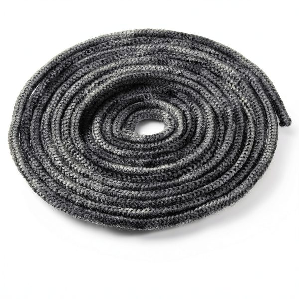 PATIKIL 13.12ft Fiberglass Rope Seal for Furnace Boiler Doors, Black-2