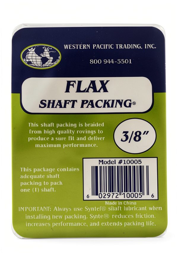 Flax Packing 2'X1/8" Coil - Western Pacific Trading Rope Seal, Brown-4