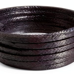 Flexible Graphite 18ft Packing Rope 1/4" x 1/4" Square Seal for Pumps-0