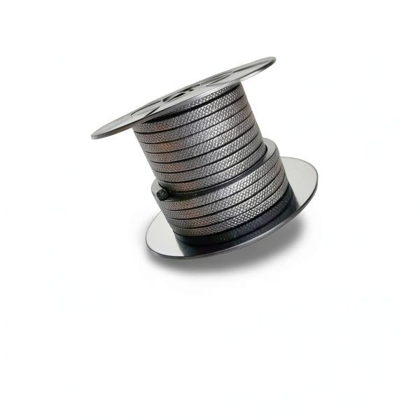 Flexible Graphite 18ft Packing Rope 1/4" x 1/4" Square Seal for Pumps-2