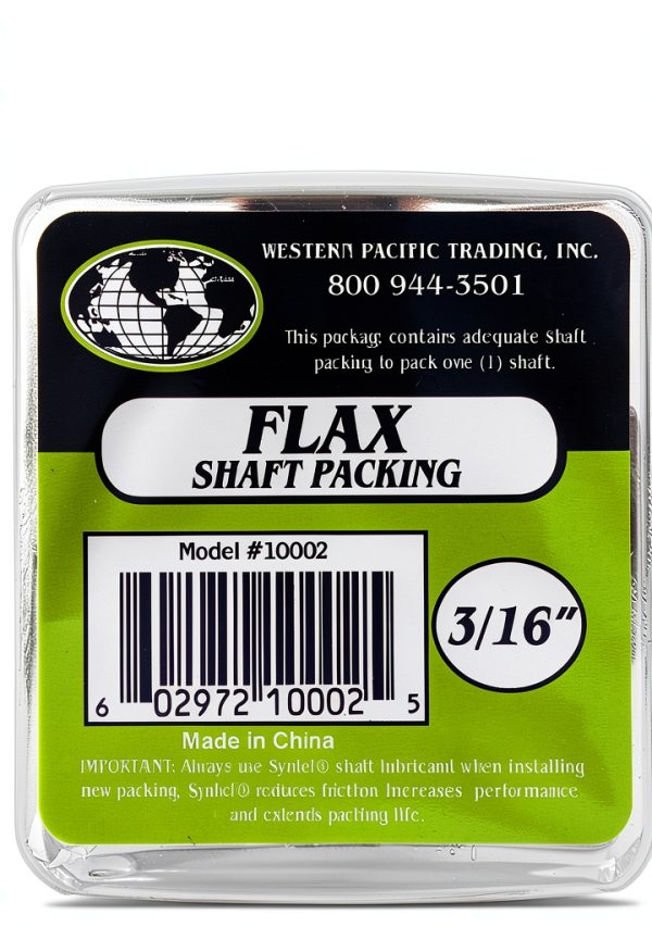 Flax Packing 2'X1/8" Coil - Western Pacific Trading Rope Seal, Brown-1