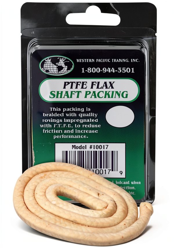 Flax Packing 2'X1/8" Coil - Western Pacific Trading Rope Seal, Brown-0