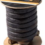 Garlock Synthetic Fiber with Graphite and Petrolatum Oils Style PACKMASTER 2 Pump Packing, 19' Length, 5/16" Thickness, Square (1 LB SPOOL)-0