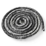 PATIKIL 6.57ft Fiberglass Rope Seal for Furnace Boiler Doors, Black-0