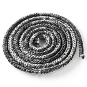 PATIKIL 6.57ft Fiberglass Rope Seal for Furnace Boiler Doors, Black-0