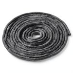 PATIKIL 13.12ft Fiberglass Rope Seal for Furnace Boiler Doors, Black-0