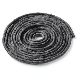 PATIKIL 13.12ft Fiberglass Rope Seal for Furnace Boiler Doors, Black-0