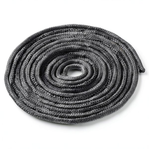 PATIKIL 13.12ft Fiberglass Rope Seal for Furnace Boiler Doors, Black-0
