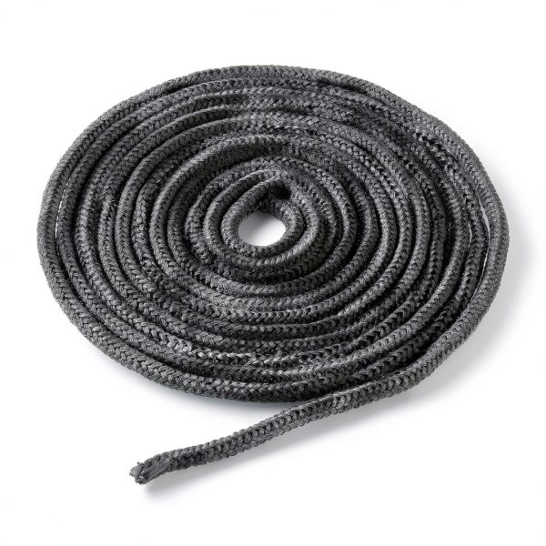 PATIKIL 13.12ft Fiberglass Rope Seal for Furnace Boiler Doors, Black-1