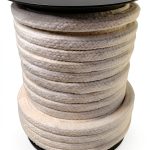 Rope Seal CeraTex Ceramic Fiber Braided 1" x 8 ft Temp Gasket-0