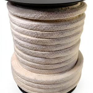 Rope Seal CeraTex Ceramic Fiber Braided 1" x 8 ft Temp Gasket-0